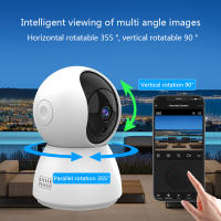 Cámara IP WiFi Inteligente HD 4MP Tuya Monitor De Bebé Seguridad Doméstica Inalámbrica Con Seguimiento Automático Instalación En Techo Para Interior - details 5
