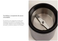 CREATE - Molinillo de café eléctrico acero inoxidable - COFFEE GRINDER STUDIO - details 3