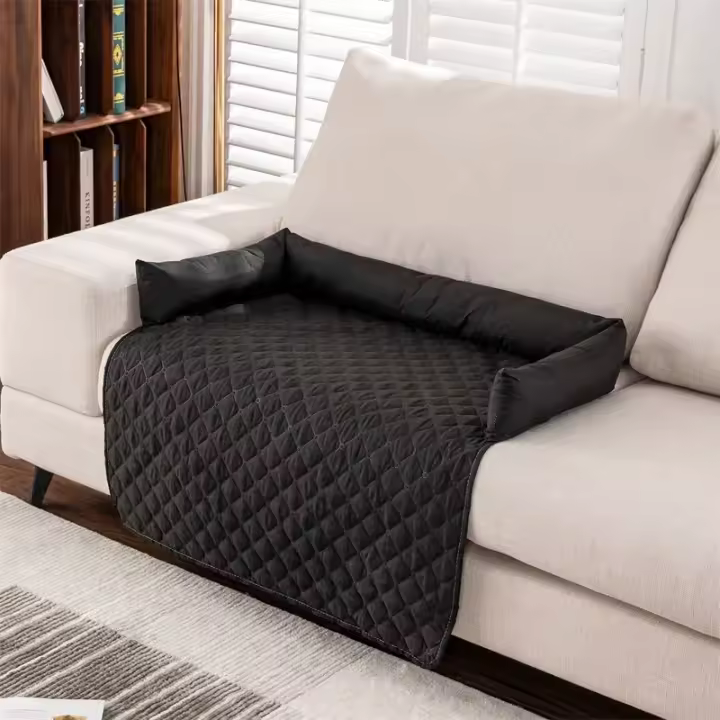 Alfombra De Mascota Impermeable Con Cojín De Cuello Para Sofá Y Nido De Viaje Lavable Para Perros Y Gatos Accesorios Para Mascotas - 1