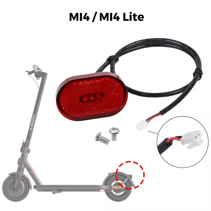 Luz trasera marca Emove para patinete eléctrico Xiaomi MI4/MI4 Lite - 1