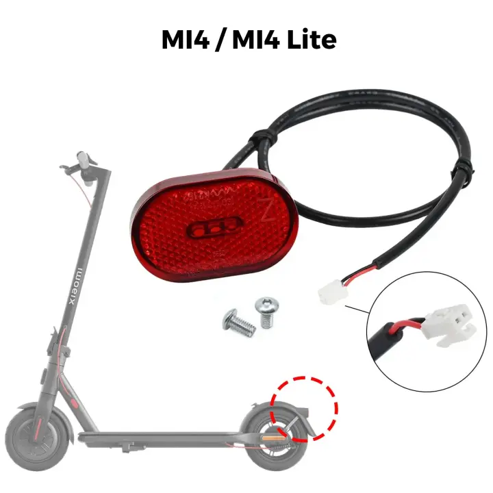 Luz trasera marca Emove para patinete eléctrico Xiaomi MI4/MI4 Lite - 1