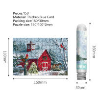 150PCS Mini Test Tube Jigsaw Puzzle Juguetes De Desestres Para Adultos Y Familia Juego Educativo Con Pinturas Famosas Tablero De Papel Unisex - details 7