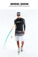 Camiseta De Natación Para Hombres Con Protección UV Ropa De Playa Guardia Contra Picaduras Manga Larga Deportes Acuáticos Camiseta De Surf - details 20