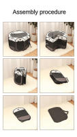 Carpa Plegable Para Mascotas Silla De Arena Durable De Tela Oxford Octagonal Móvil Para Perros Pequeños Y Gatos Jaula De Exterior - details 5