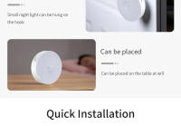 Lámpara Nocturna LED Recargable Con Sensor De Movimiento PIR Para Armario Cocina Dormitorio Decoración De Pared Escaleras Pasillo - details 17