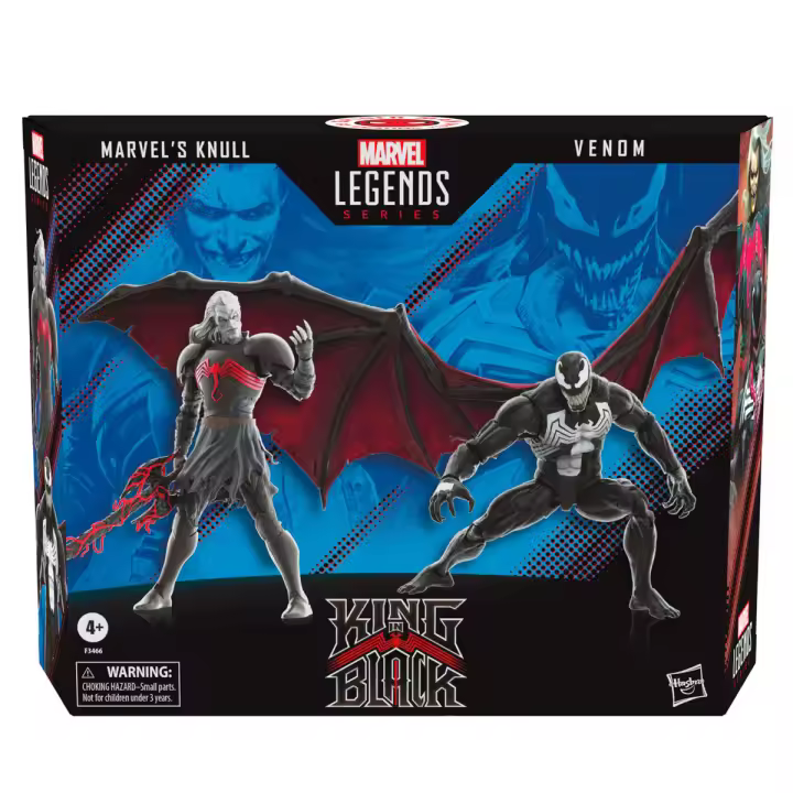 Blister 2 figuras Marvel Knull y Venom King in Black Marvel Legends 15cmFigura  Coleccionable - Idea de Regalo- Mercancia Oficial - Juguetes para Niños y Adultos - Movies Fans - Muñeco para Coleccionistas y Exposición - 1