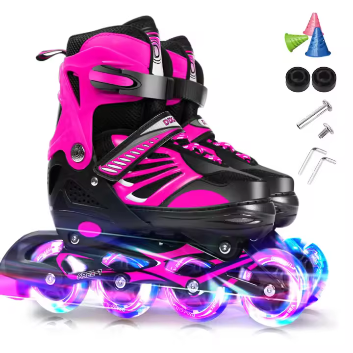 Patines en línea iluminadores ajustables - 1