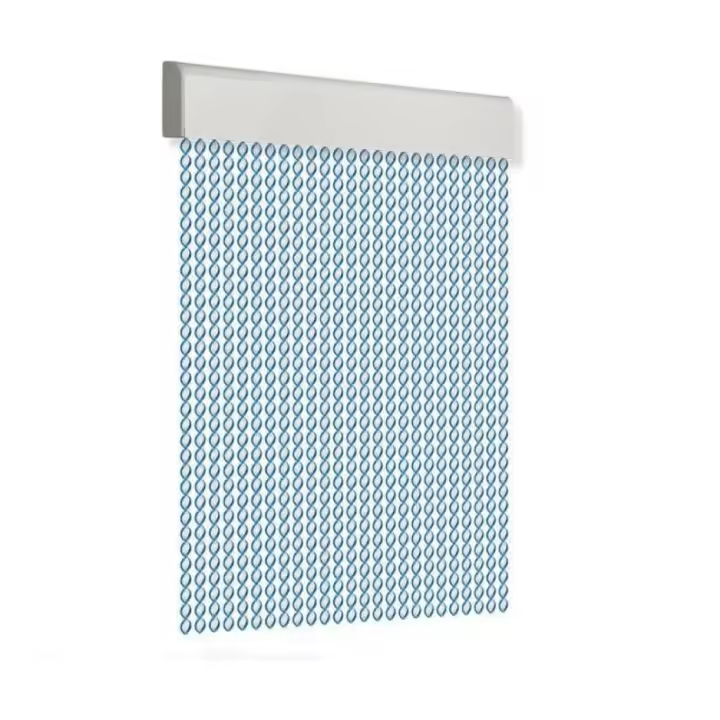 CORTINA ESPIRAL PARA PUERTA EXTERIOR O INTERIOR,MATERIAL PVC  2.05Mx90CM - 1