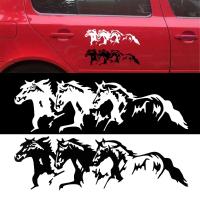 Pegatina De Caballos Corriendo Para Coche Vinilo Impermeable Adhesivo Auto Desmontable Decoración De Vehículo Estilo Moderno Y Minimalista - details 0