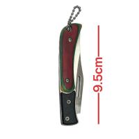 Navaja Plegable Mini Llavero Hoja Inoxidable 6cm Mango Plástico Ligero - details 0