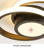 Lámpara De Techo LED De Acrylic Moderna Para Hogar Y Hotel Iluminación Para Sala De Estar Personalizable Regalo Único Instalación Sencilla - details 18