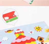 Puzzle 3D De Espuma EVA Para Niños Juego Educativo De Dibujos Animados Mosaico De Artesanía Para Creación De Arte Y Manualidades - details 5