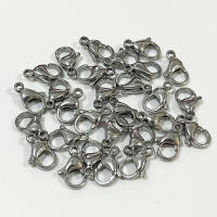 30-50Pcs Abrazaderas De Langosta De Acero Inoxidable 304 Para Pulseras Collares Cadenas Joyería DIY Tamaños 9-15mm Herramientas De Fabricación De Joyas - details 2
