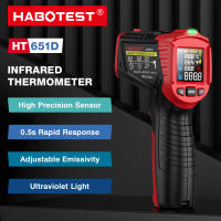 HABOTEST HT651D Termómetro Infrarrojo Con Láser Medidor De Temperatura No Contacto Industrial Rango -50-800℃ Digital Portátil - details 3