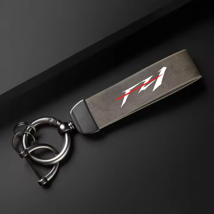 Llavero De Cuero Genuino Para Motocicleta YAMAHA FZ1 FZ 1 2006-2015 Accesorios De Alta Calidad Keychain Holder - 1