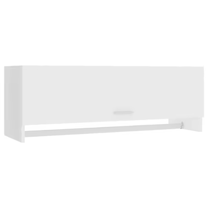 Armaro de Madera contrachapada Blanco 100x32,5x35 cm - 1