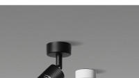 Spotlight Ajustable 5°~60° Ancho De Haz Restringido LED Negro Blanco Foco Instalación En La Parte Superior De La Sala Luz De Punto Con Zoom - details 10