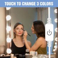 Espejo De Maquillaje LED Con Lámpara De Vestíbulo Iluminación De Noche Ajustable Para Dormitorio Y Baño Luz De Decoración Sin Escala - details 4