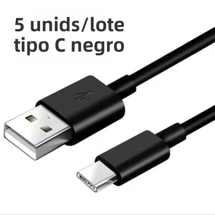 Cable De Carga Rápida USB C Para Samsung Galaxy Tab A7 Lite S7 FE F22 F32 F12 M42 M32 M12 A22 5G 5 Piezas Compatible Con Multiple Modelos - 1