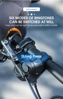 Campana De Bicicleta Eléctrica WEST BIKING Con Altavoz Recargable Por USB Alarme De Seguridad Para MTB Y Carretera Accesorio De Ciclismo - details 9