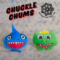Juguete interactivo con sonido Chuckle Chums, ideal perros medianos y grandes, Juguete Vibrador y con Sonido, Diversión sin fin, Industex - details 0