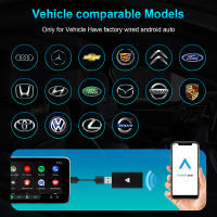 Adaptador Android Auto Sin Cables A2A Para Coches Con Autenticación OEM Bluetooth WiFi Conexión Inteligente AI Dongle Para Mapas - details 13