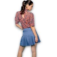 Falda Minueto Coronado Mujer | Mini Plisada Negra Tachuelas Estrellas | Cinturón Incluido Algodón Poliéster - details 0