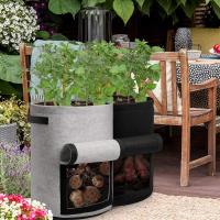Bolsas De Cultivo De Verduras De Tamaño Grande Y Pequeño Bolsas De Crecimiento De Plantas De Tela No Tejida Para Jardín Y Estufa Herramientas Verticales Para Patatas - details 2