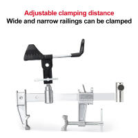 Soporte Ajustable Para Caña De Pescar En Barco Con Abrazadera De 360 Grados Soporte De Pescar Para Barco Acero Inoxidable Racks De Puente Palanca Herramienta De Pesca - details 2