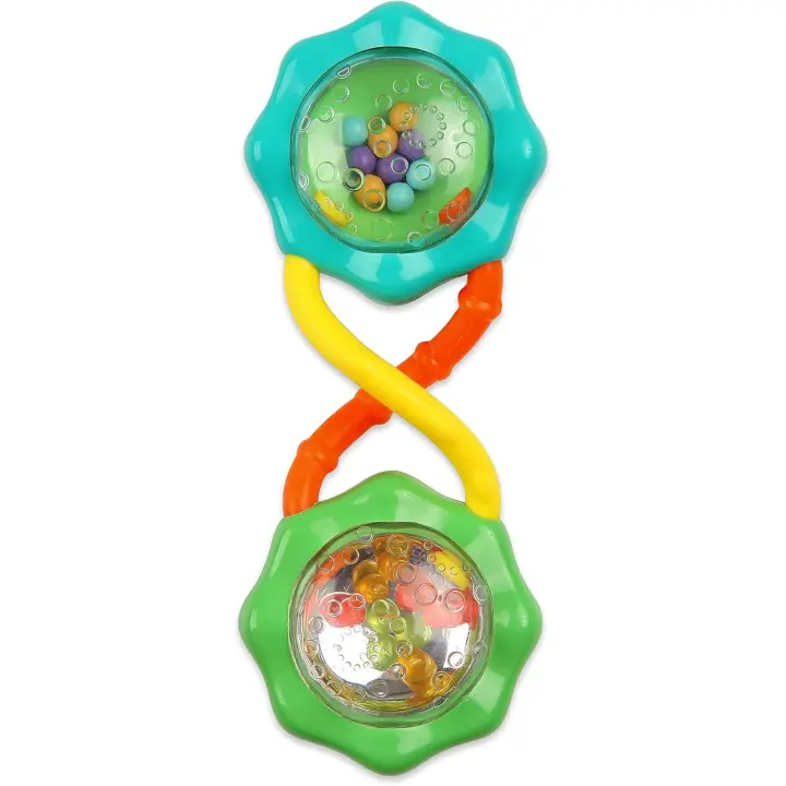 Rattle & Shake sin BPA, Green, a partir de 3 més - 1
