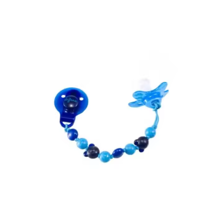 DIFRAX - Sujetador de Chupetes con clips - Para recién nacidos - Regalo Original - Ideal para viajes y uso diario - 1