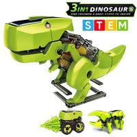 Robot Solar 3-en-1 Para Niños Dinosaurio Insecto Máquina De Perforación Panel De Energía Solar Modelo De Suministro De Energía Para Regalo Para Niños - details 7