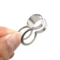 50pcs Conector De Cadena De Bolas De Acero Inoxidable Con Anillo Doble Para DIY Hecho a Mano Joyería De Cadenas De Bolas Adecuado Para 2.4/3.2/4.5/5mm - details 1