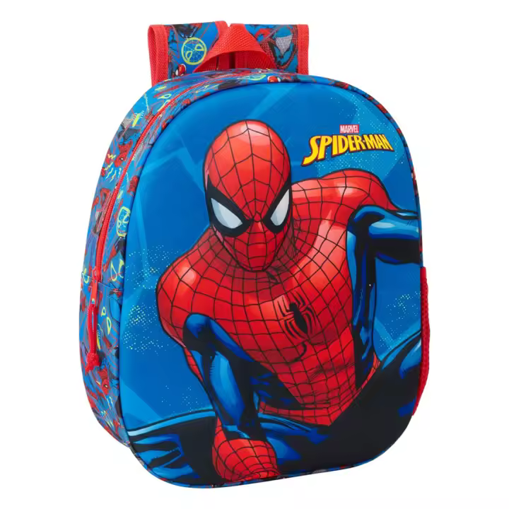Mochila 3D Spider-Man 3D 27x33x10 Cm (Safta 622565890) - 1