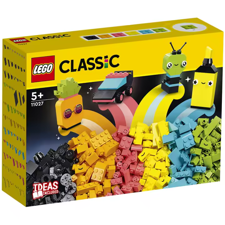 LEGO CLASSIC - DIVERSIÓN CREATIVA: NEÓN, 11027, TIENDA CON LICENCIA OFICIAL - 1