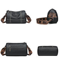 Bolso Bandolera De Cuero Genuino De Color Sólido De Alta Calidad Para Mujer 2023 Bolso De Mano De Mujer Estilo Tote Fashion - details 10