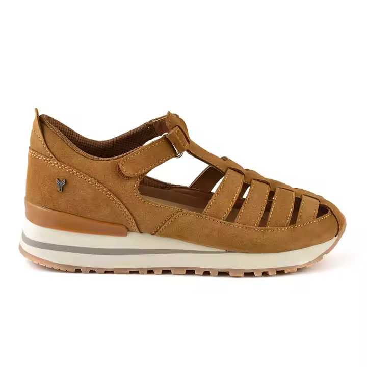 Sneaker tipo cangrejera Melania Cuero- Yumas Oficial. - 1