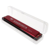 Miwayer Armónica Profesional De 24 Agujeros En Clave De C Con Estuche Metal Organ Para Principiantes Instrumentos Musicales - details 13