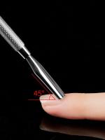 4pcs Cuchara Exfoliadora Doble Cara Con Borde Fino Herramientas De Limpieza Para Manos Y Pies Acero Inoxidable Sin Químicos Origin China - details 1