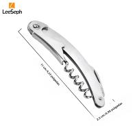 Abreviñedora Leeseph Con Mango Cómodo Ideal Para Sommeliers Bartenders Y Waiters Corte De Sellador Y Abrevidrio En Acero Inoxidable - details 0