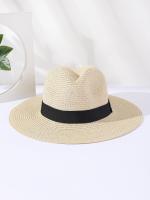Sombrero De Paja Grande Plegable Para El Verano Con Sombra Personalizable Ecológico Transpirable Para Exteriores Y Playas Protección Solar Amplio - details 3