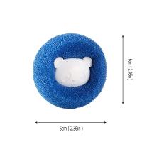 Bola De Peluche Para Lavar Ropa Eliminador De Pelo De Mascotas Reutilizable Filtro De Lavadora Adecuado Para Gatos Y Perros - details 5