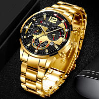 Reloj De Moda Para Hombre Con Correa De Acero Inoxidable Movimiento Cuarzo Analógico Con Calendario Y Cierre De Seguridad - details 4