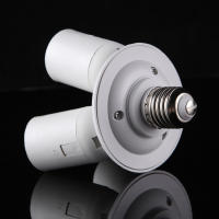 Adaptador Convertidor E27 Divisor 3/4 Para Bombillas Y Lámparas Soporte De Base Para Fotografía Material ABS - details 1