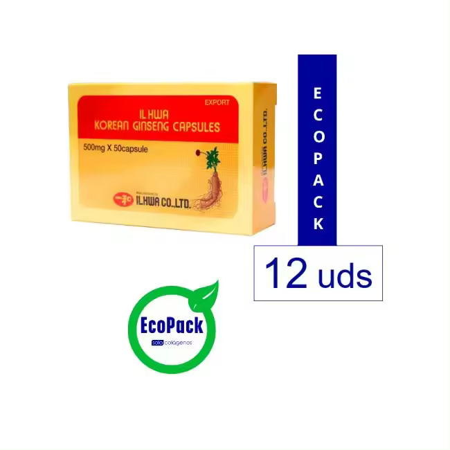 Tongil EcoPack 12 Ginseng Coreano Il Hwa 50 Capsulas - 1