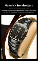 Reloj De Cuarzo Para Hombre Original OLEVS Con Correa De Acero Tungsteno Calendario Impermeable Reloj De Pulsera Lujo Con Manos Luminosas Y Numeros Romanos - details 1