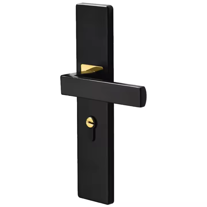 Cerradura De Seguridad Para Puerta De Metal Antirrobo Con Llaves Cerradura De Manija Para Entrada Dormitorio Baño Material De Hierro Tamaño 230*140*60mm Peso 780g - 1