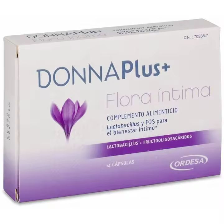 Donnaplus+ Flora Íntima, 14 Cápsulas - 1