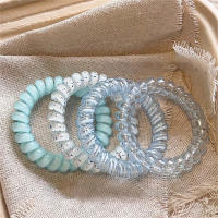 4pcs/set Elásticos Para El Cabello En Forma De Teléfono Azul Y Morado Accesorios De Cabello Lindos Y Dulces Para Mujeres - details 10