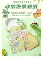 2pcs Pegatinas 3D De Escena Miniatura Cartoon Para Niños Stickers De Paisaje De Casa Para Manualidades Y Regalo Creativo - details 1